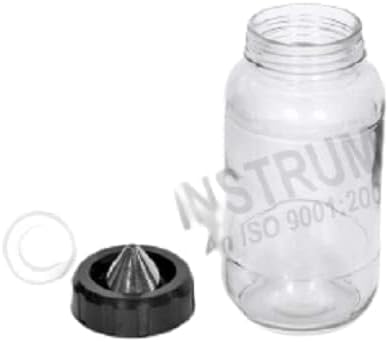 Pycnometer Bottle for Specific Gravity Test of Soli With Rubber O-ring & Brass Cap-ISI marked (1000ml)