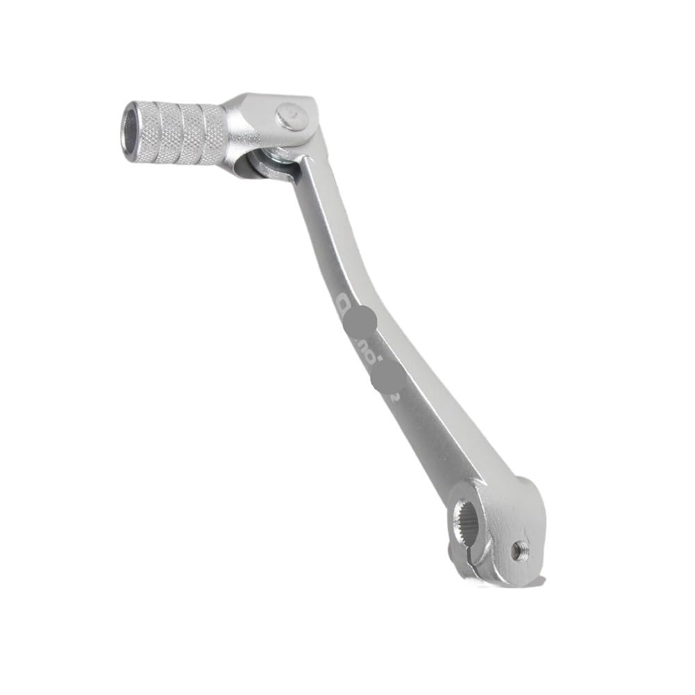 Uuipip Qx Silver Motorcycle Gear Shift Lever Motorcycle Folding Gear Shift Lever For 110 125 140 150 160 250Cc Gear Lever Lever Shift Pedal Starter
