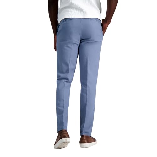 Kenneth Cole REACTION Men's Slim Fit Casual Linen Chino Pant, Sky Blue3