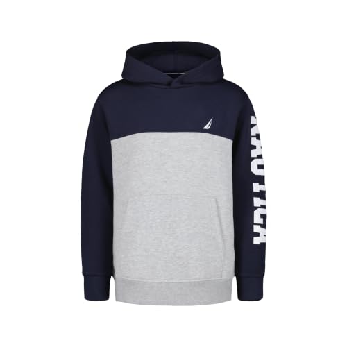Image of Nautica Boys' Pullover Fleece Hoodie Sweatshirt