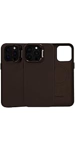 Genuine Leather Case For IPhone 16 Pro Max/16 Pro/16, Full Grain Leather Luxury Electroplating Frame Business Elegant Classic Slim Anti-Scratch Fashion Back Case (Green, 16 Pro Max - View #10