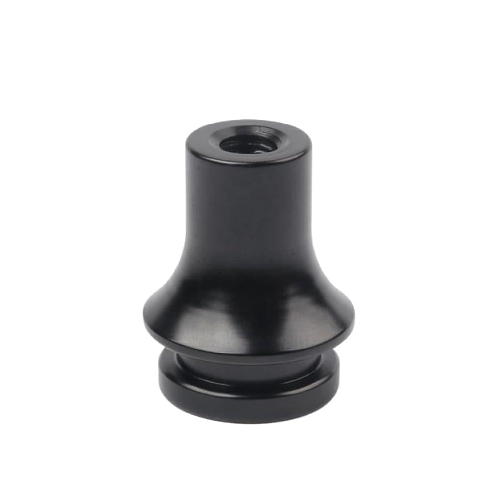 CloudburstVoltix Thread Shift Knob Boot Retainer Adapter M10X1.5 M10X1.25 M12X1.25 Compatibl(Black)