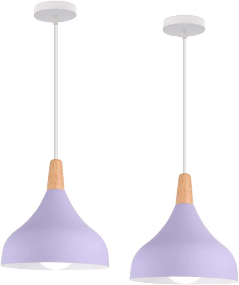 【Tipo di lampadina】Puoi scegliere qualsiasi lampadina E27 per la tua lampada a sospensione a soffitto in base alle tue esigenze. La presa E27 è compatibile con una varietà di lampadine a incandescenza, LED, CFL e alogene.Potenza massima: 60 W, tensione: 110-220 volt. Nota: il set non include le lampadine.