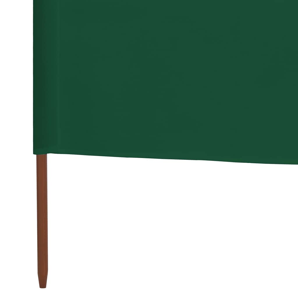 Osłona balkonowa, wiatroszczelna, zielona, 400 x 80 cm, ogrodzenie balkonowe, do ogrodu, na plażę i taras, odporna na warunki atmosferyczne, idealna do użytku na zewnątrz