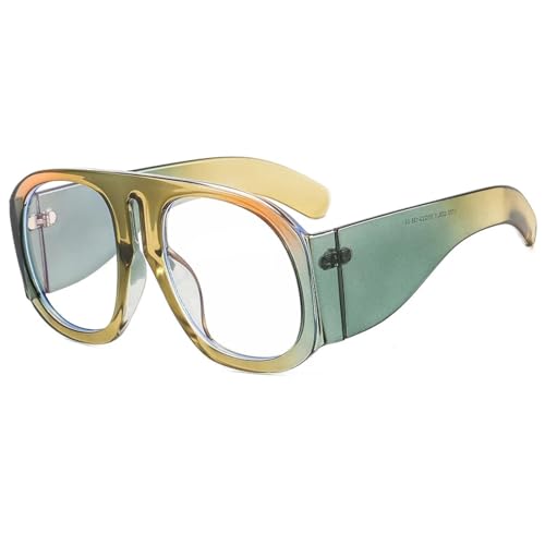 Lunettes de soleil surdimensionnées pour femmes monture steampunk aux finitions soignées