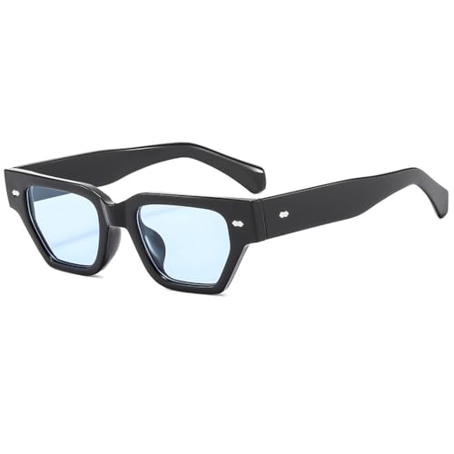 Lunettes de soleil rétro contre la fatigue oculaire verres jaunes rivets pour homme actif