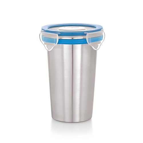 Image of STEELLOCK Stainless Steel Tumbler with Lid, 325ML, BPA Free Water Tumbler, Leak Proof, Office Tumbler, Rust-Free, Easy Grip, Easy to Carry, Travel Bottle