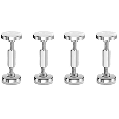 Yvailo 4Pcs Adjustable Threaded Bed Frame Anti-Shake Tool, For Desk, Cabinet, Bedside, Bedside Headboards Prevent Loosening 56Mm - 76Mm #TOP24