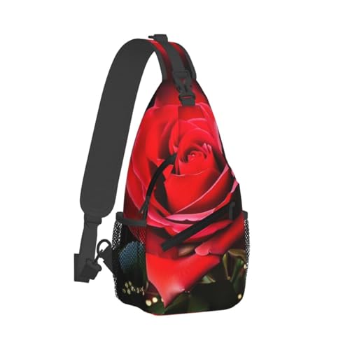 Bolso sling cruzado para hombre y mujer negro miniatura 7