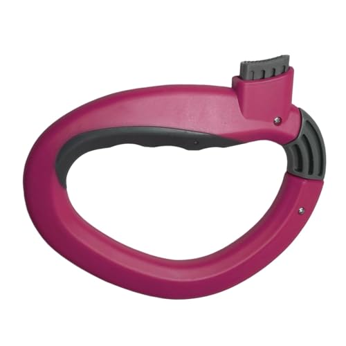 KiBcsLic Asa de Transporte para Bolso, Accesorio Portátil para Equipaje, Asa Antideslizante Y Cómoda, Asistente de Compras, Rosa Roja, Individual