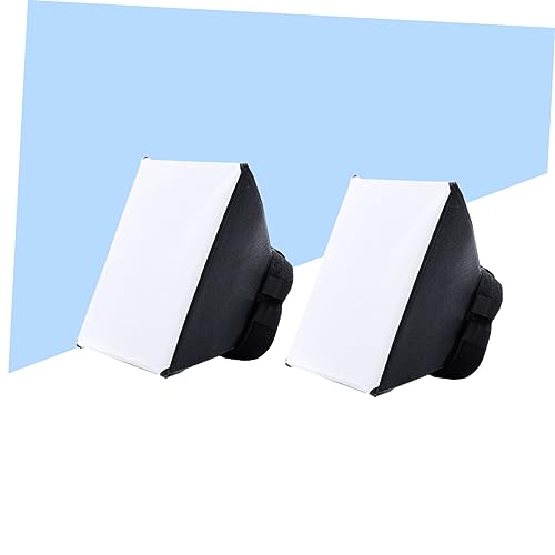 Softbox difusor de flash portátil de color blanco para cámara 6