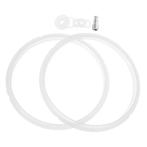 Angoily Junta de Sellado para Olla Presión Eléctrica Anillos y Válvula Flotante Goma Elástica Reutilizable y Duradera para Cocina Compatible con Ollas Fácil de Limpiar y Resistente