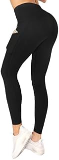 Sweetaluna Workout Leggings for Women with Pockets,High Waist Yoga Pants Athletic Tights
