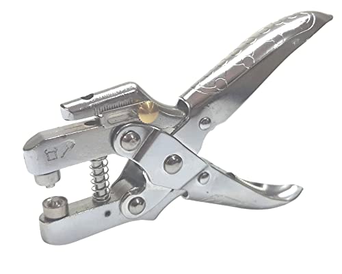 Alicate para Vazar e Pregar Ilhós 2 em 1 + 100 Ilhoses Fantasia para Artesanato