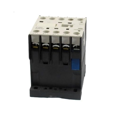 Contacteur tripolaire 3P CJX2-K0910 9A 220V pour rail DIN 35 mm