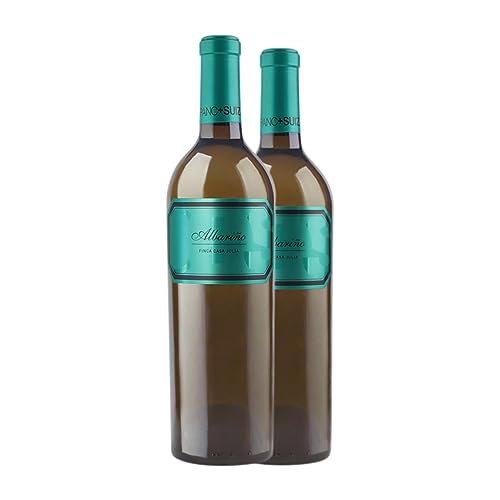 Hispano-Suizas Finca Casa Julia Albariño Valencia Joven 75 cl Vino blanco (Caja de 2 Botellas de 75 cl)