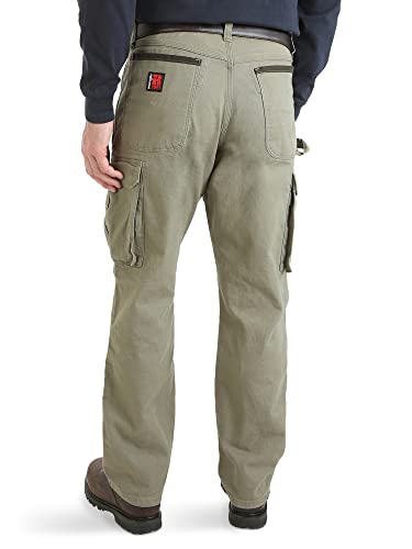 Wrangler Riggs Workwear Mens Advanced Comfort Lightweight Ranger Work Utility Pants, Bark, 38W X 32L Us #TOP2