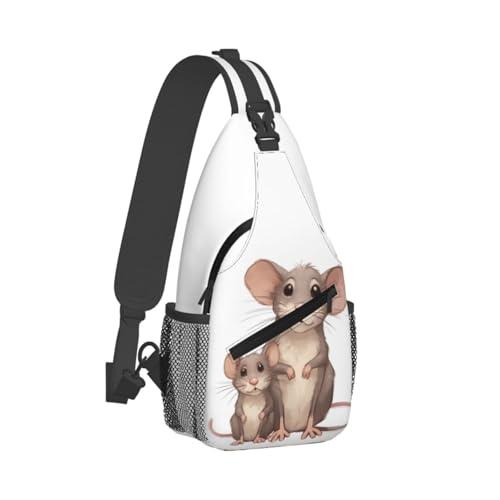 Mochila tipo Sling Crossbody para actividades al aire libre miniatura 1