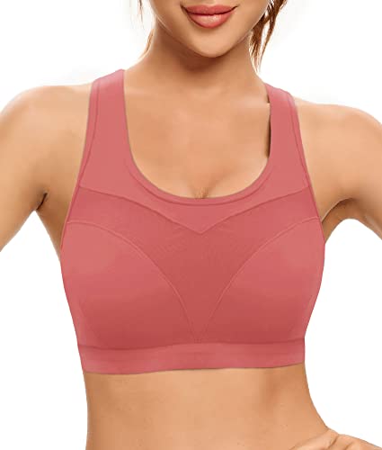 Soutien-gorge de sport rembourré brassière dos croisé sans armatures