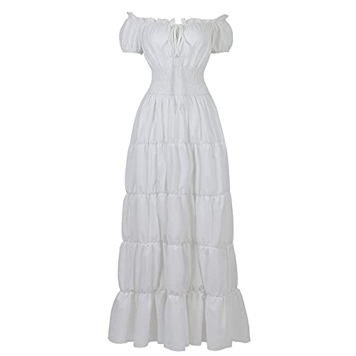 Vestido medieval para mujer que estiliza la cintura sin oprimir