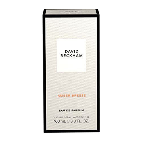 David Beckham Amber Breeze Eau de Parfum 3.3 fl oz (Pack of 1), Notes of Bergamot, Lavender, and Wood, Men's Fragrance, Long Lasting, Everyday Fragrance, Travel Size