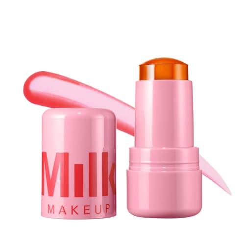 Milk Makeup Cooling Water Jelly Tint – Long-Lasting Sheer Lip + Cheek Stain with Firming Vegan Collagen + Hydrating Aloe – Transfer Proof, Buildable Lip Tint + Blush