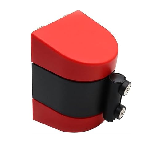 CAIFEXUE Red Attraction Retractable Belt Barrier, with Mounting Accessories,2/3/5/10M Wall Mount Safety Cordon Barrier,Queuing Safety Tape Cordon/a/10M/32Ft