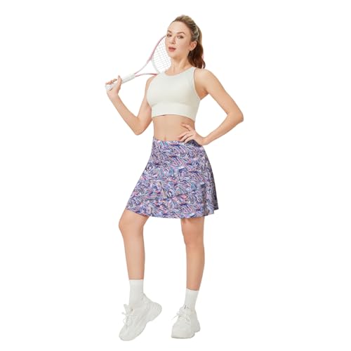Image of ANIVIVO Skirted Legging for Women, Yoga Legging with Skirts &Women Tennis Leggings Clothes Pockets