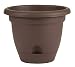 Bloem Lucca Self Watering Planter, 12", Chocolate (LP1245)