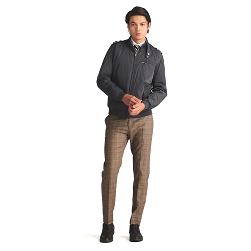 Image of Members Only Men's Iconic Racer Quilted Lining Jacket |Slim Fit|