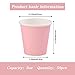 Hssugi Bathroom Paper Cups 3oz 50 Count, Disposable Mouthwash Paper Cups, Pink Small Cup for Mouthwash Cups, Espresso Cup