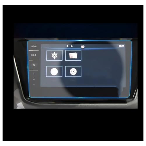 Protection ecran Tiguan X evite rayures et reflets verre trempe 9.2