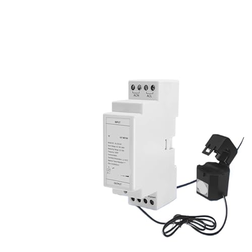Medidor de potencia de riel guía digital y monitoreo de energía en tiempo real continuo