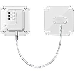 Candados De Seguridad Para Autos Candados con código, Cerradura de seguridad for refrigerador Auto y trenzado Archivo Refrigerador Niños Codificación digital Flexible Adultos Ventana Hogar Más con puerta de congelador Cuadrado for ce