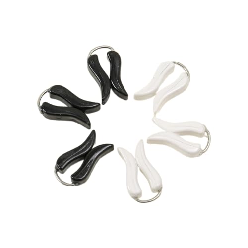 6 Pcs Practical Scarf Fastener Hijab Pins Accessory Convenient Scarves Fixing Clasp Plastic Scarf Clip for Muslims Women