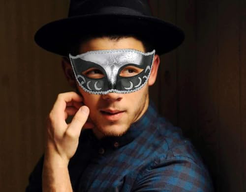 Image of Coddsmz Couple Masquerade Mask Set - Venetian & Mardi Gras Mask for Women & Men