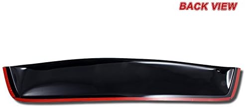 EPARTS Black Tinted ABS Plastic Rear Roof Window Visor Spoiler Wing Compatible with 2000-2003 Nissan Maxima