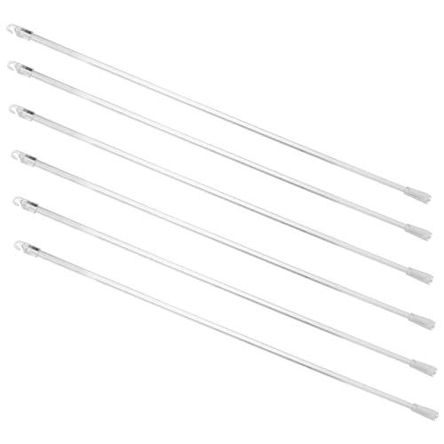 STOBAZA Set of 6 Lightweight Blind Sticks Easy Install Blind Wand Handles for Vertical Blind Slats Window Curtain Rods