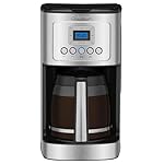 Cuisinart Coffee Maker, 14-Cup Glass Carafe, Fully Automatic for Brew Strength Control & 1-4 Cup Setting, Stainless Steel, DCC-3200P1