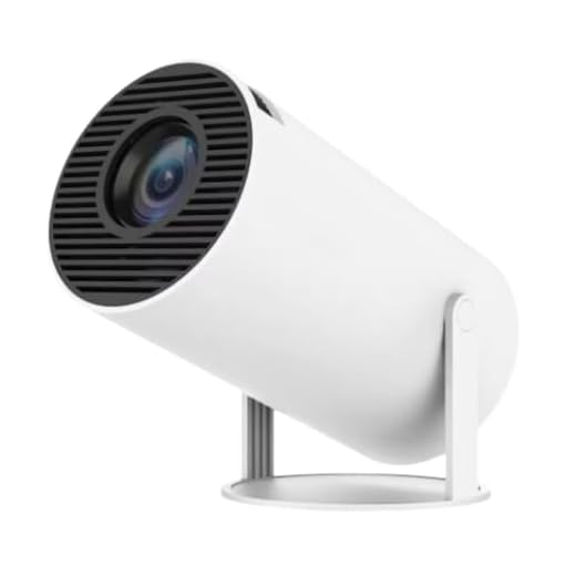 Mini Projetor Portátil 5G Wi-Fi 6 Bluetooth 5.0 Android 11 4K 1080P Full HD 8000 Lumens LED Auto Correção Trapezoidal Horizontal Rotação 180° Ideal para Projeções Cinemáticas Conexão com Smartphone
