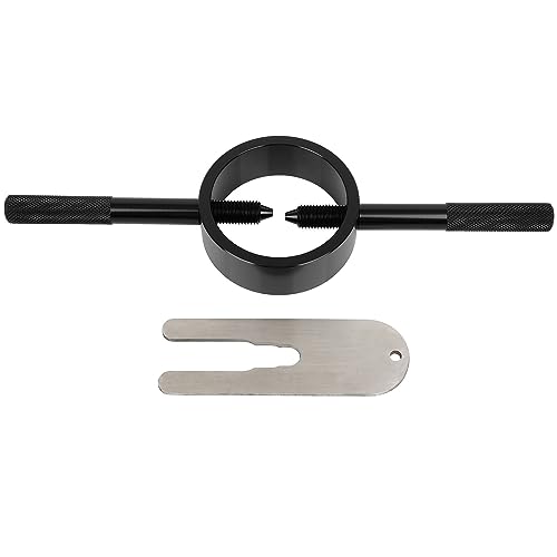 Image of Universal Motorcycle Fork Spring Compressor Tool Kit Radial Pin Spanner & Cartridge Rod Holding Tool Works with Most Upside Down Streetbike & Motorcycle Forks
