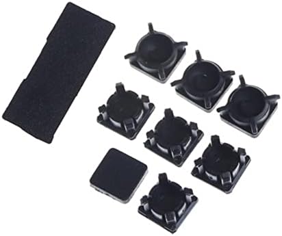 9pcs Replacement Screw Rubber Feet Screw Cap Mat for Playstation3 PS3 Slim 2000 3000 Controller (9pcs) image 2