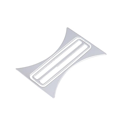 PAKAGVTTB para Benz AB para GLA para CLA Clase W176 W246 C117 W117 X156 Cubierta Portavasos Agua Consola Central Interior Automóvil Tiras Decorativas Aire Acondicionado Coche(Silver)