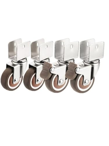 Roulette berceau universelle 22mm contreplaqué pneu souple pivotant accessoire meuble muet