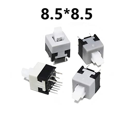 Micro-interrupteur tactile 8.5x8.5 interrupteur bouton 6 broches self lock - 4
