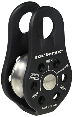 roc'teryx(ロックテリクス) 高所作業 登山 クライミング 小型 滑車 スチール ミニプリー ブラック 【 日本正規品 】 RTAP010-SSB