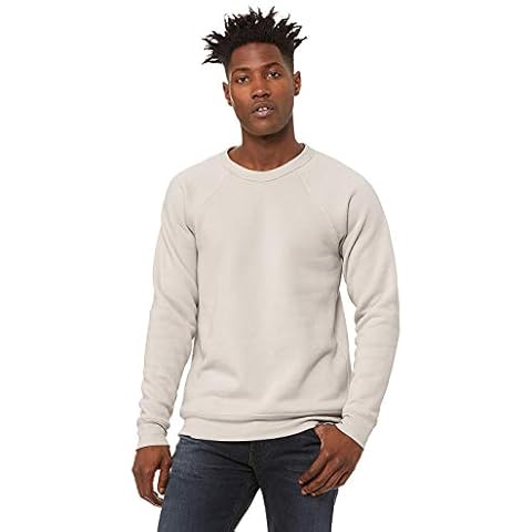 Bella + Canvas Unisex Sponge Fleece Crewneck Sweatshirt L HEATHER DUST Cover
