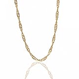 18金ネックレス チェーン レディース k18 ネックレス 18金 チェーンのみ 18k スクリュー1.2mm 45cmAJ42cm