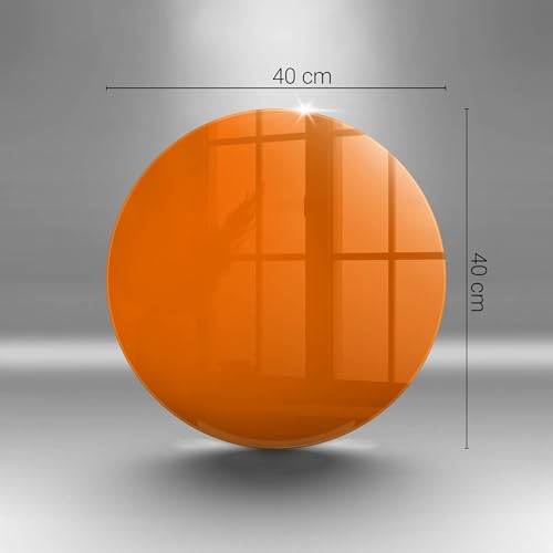 Planche à découper induction Wallfluent orange 40cm pour protection plaque de cuisson - 4