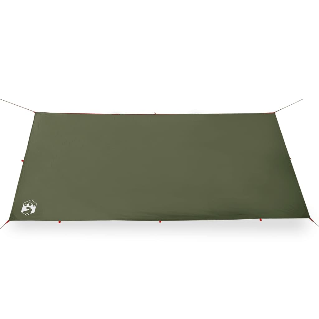Telone da Campeggio Verde Oliva 366x306 cm Impermeabile,Anti-UV,Parasole e Coperture da Campeggio,Telone da Campeggio-4009594